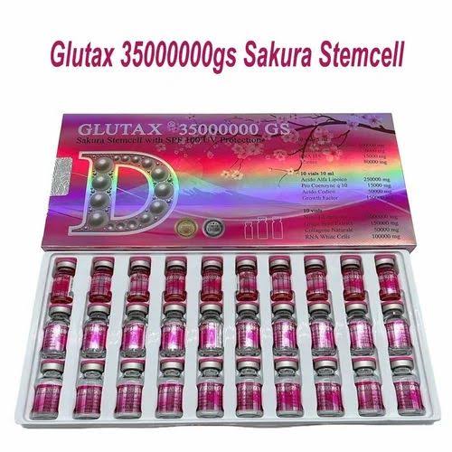 Glutax 35000000gs Sakura White Glutathione Injection - 10 Sessions