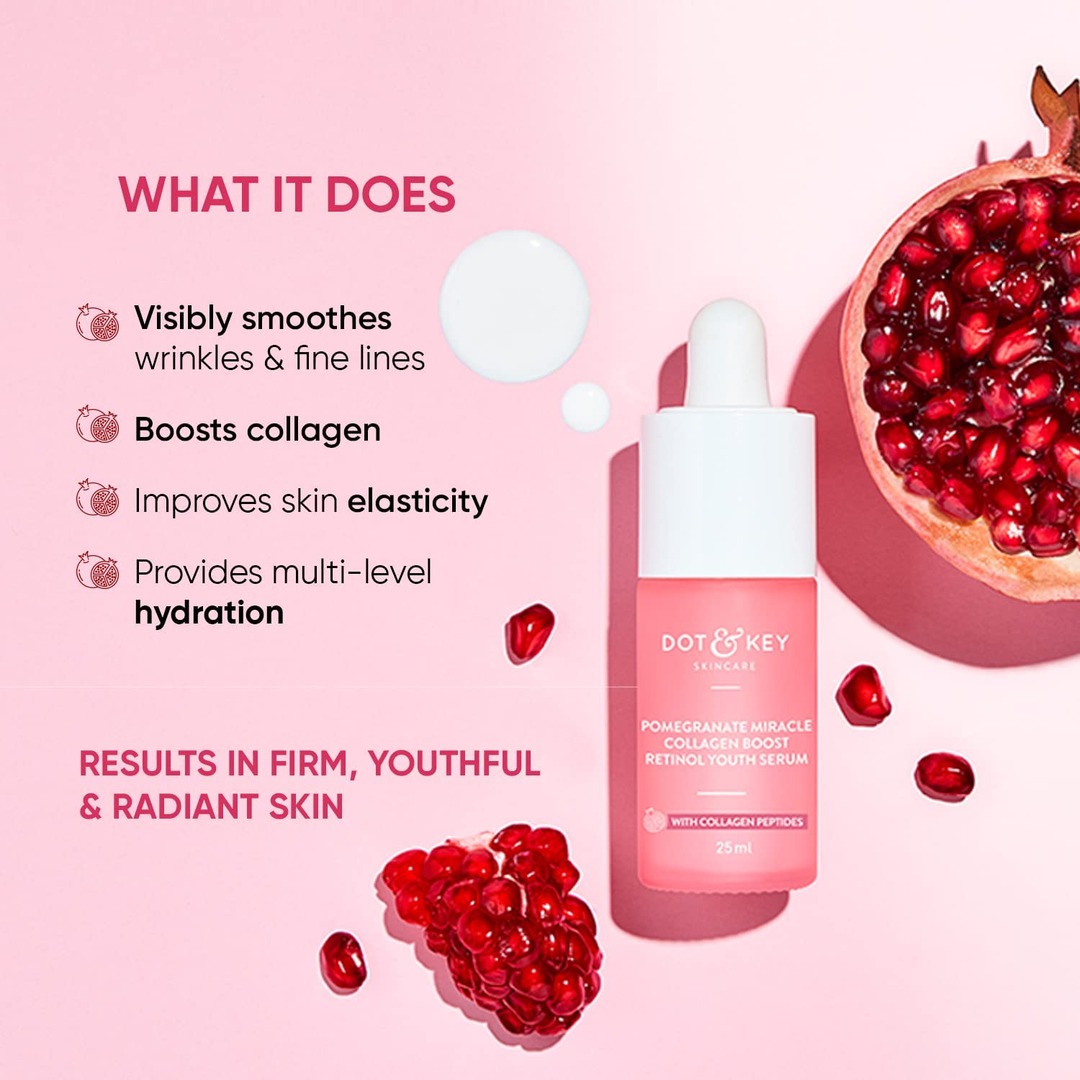 Dot & Key Skincare Pomegranate Miracle Collagen Boost Retinol Youth Serum