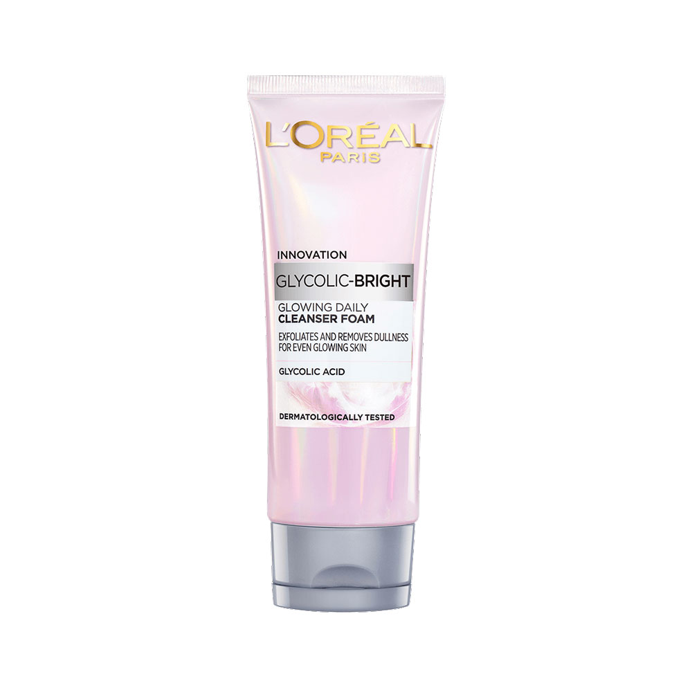 L'Oreal Paris Glycolic Bright Daily Cleanser Foam 100ml