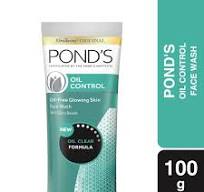 Ponds oil control face wash - 100g , Made In Bangladesh