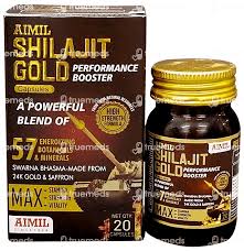 Ayur Elements Shilajit Gold Capsule 20  (For men)