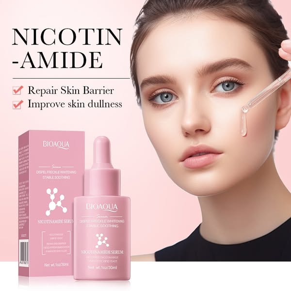 𝘽𝙞𝙤𝙖𝙦𝙪𝙖 𝙉𝙞𝙘𝙤𝙩𝙞𝙣𝙖𝙢𝙞𝙙𝙚 𝙎𝙚𝙧𝙪𝙢 Bioaqua Nicotinamide Serum -30ml