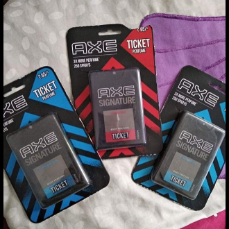Axe Pocket Perfume Signature Champion Ticket