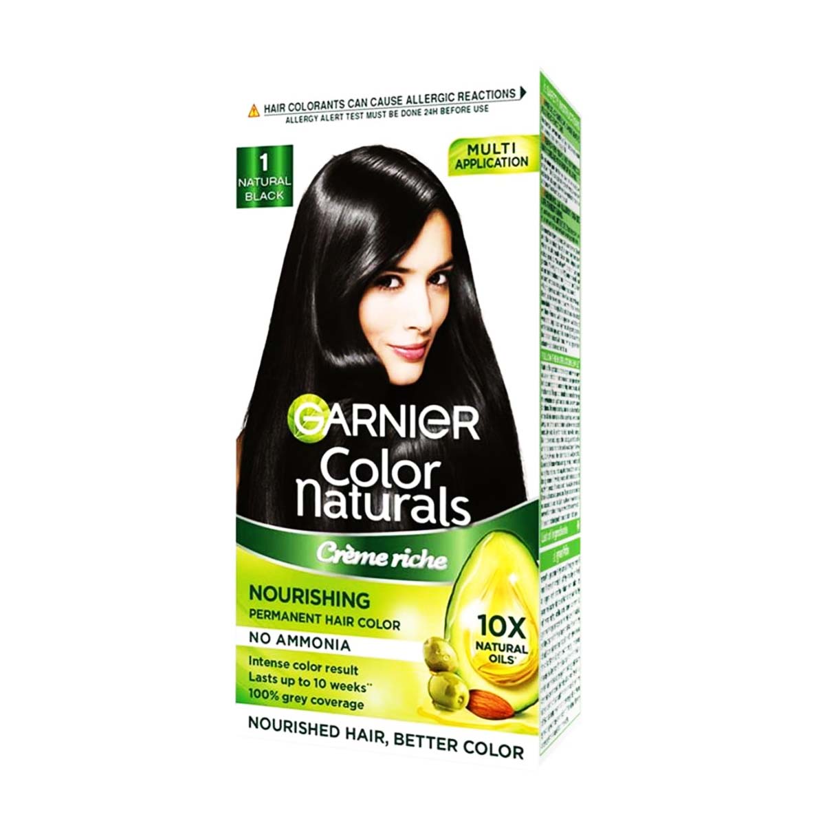 Garnier Color Naturals Nourishing Permanent Hair Colour Cream 70ml