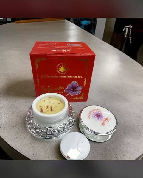 GT Cosmetics manufacturing Inc. Saffron whitening night cream GT Cosmetics manufacturing Inc. Saffron whitening night cream