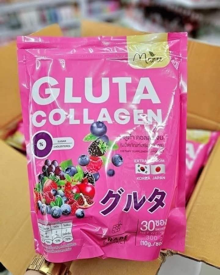 Manee Gluta Collagen Juice 30 pice paked Update Virsion Manee Gluta Collagen Juice 30 pice paked Update Virsion