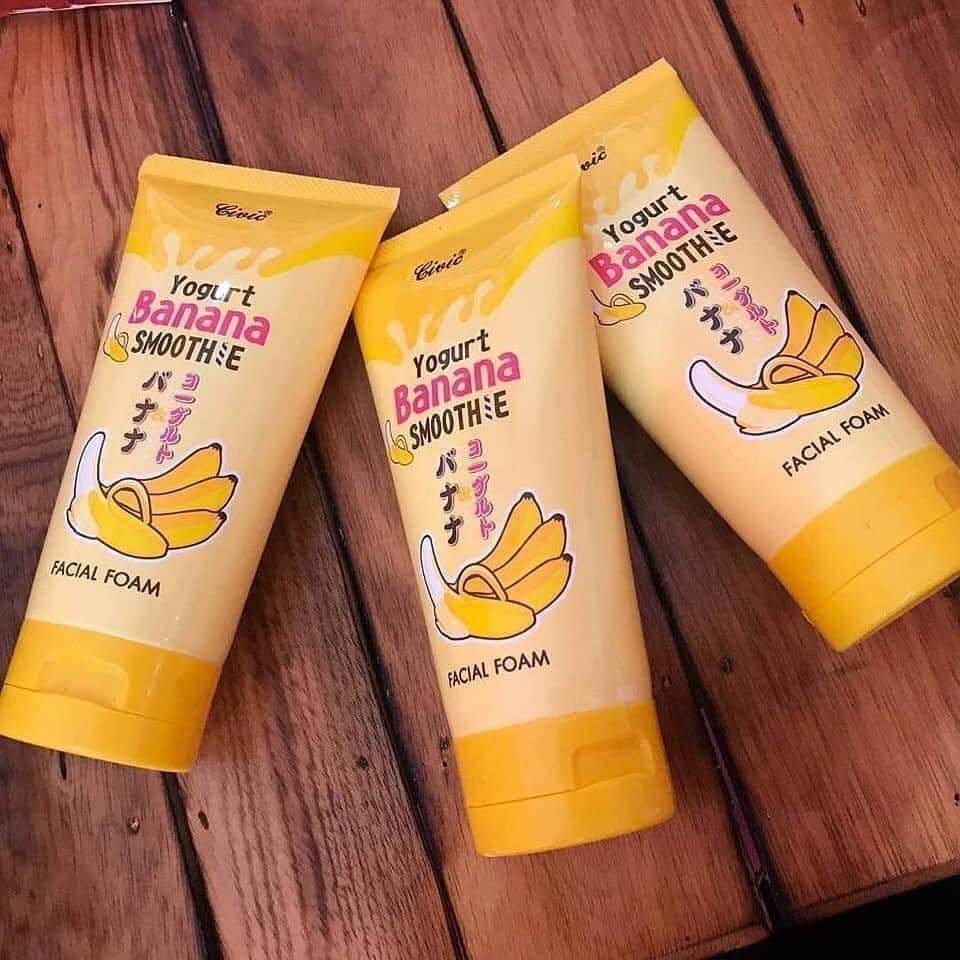 Civic - Yogurt Banana Smoothie Facial Foam Wash, 180ML