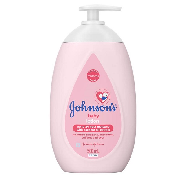 Johnson’s Moisturizing Pink Baby Lotion with Coconut Oil 500ml