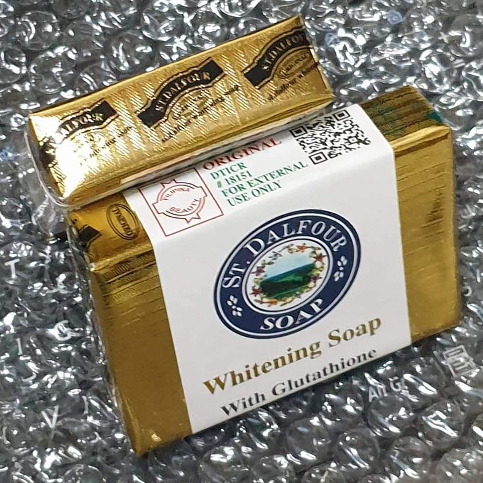 St.Dalfour Whitening Soap in Gold Foil