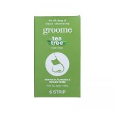 Groome Tea Tree Purifying & Deep Cleansing Nose Strips (Monthly Pack) 6 pcs